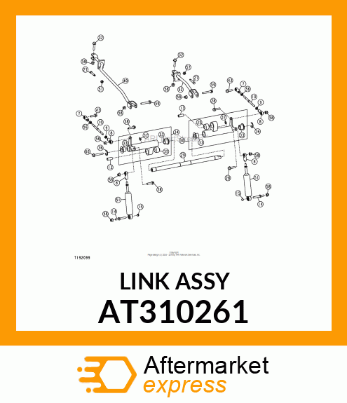 LINK, STEERING RH AT310261