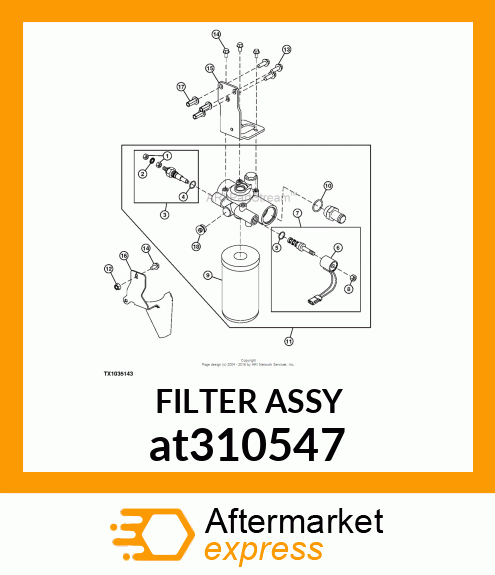 FILTER ASSY at310547