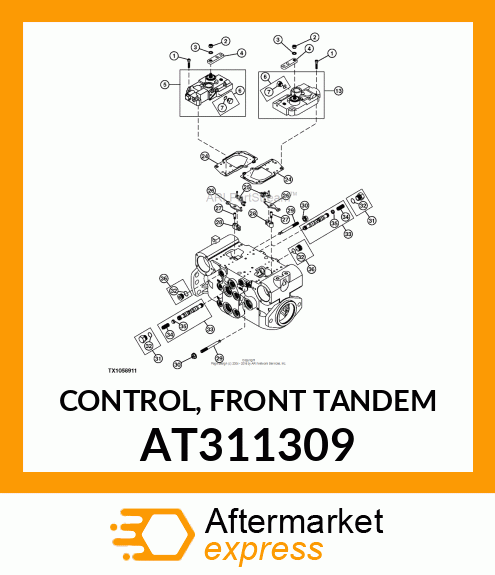 CONTROL, FRONT TANDEM AT311309