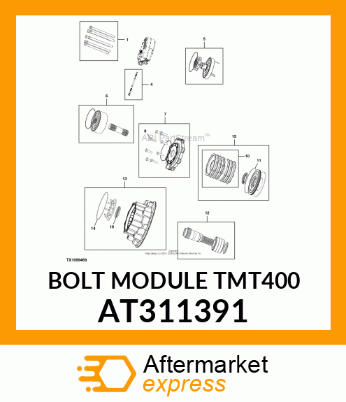 BOLT MODULE TMT400 AT311391