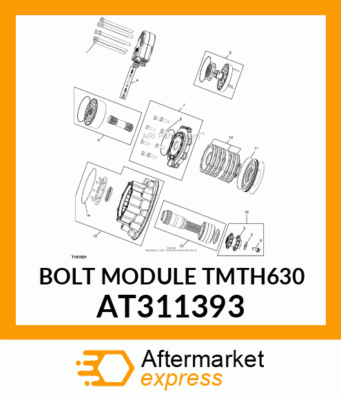 BOLT MODULE TMTH630 AT311393