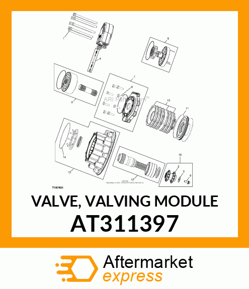 VALVE, VALVING MODULE AT311397