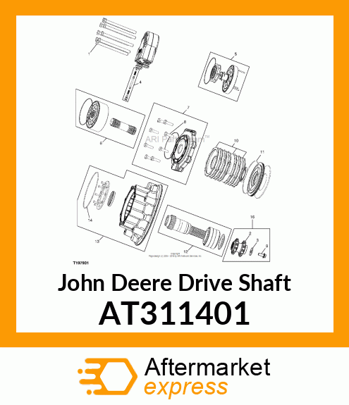 FLANGE, MOTOR AT311401