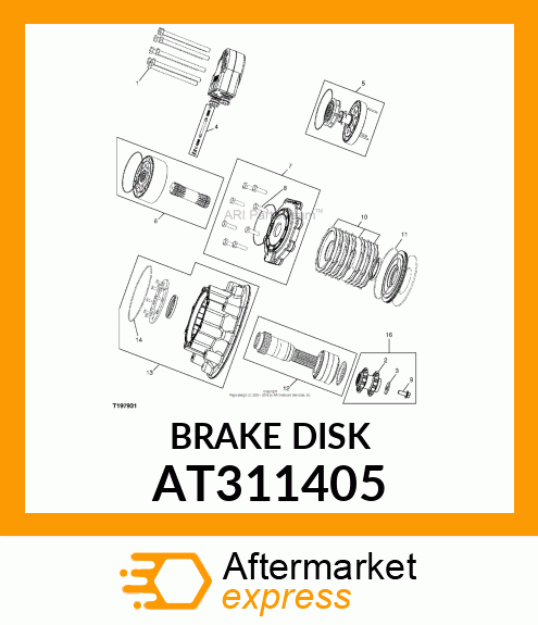 BRAKE DISK AT311405