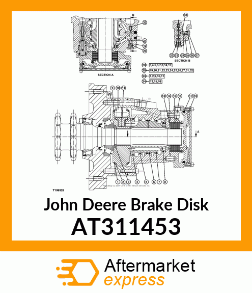 DISK, BRAKE AT311453