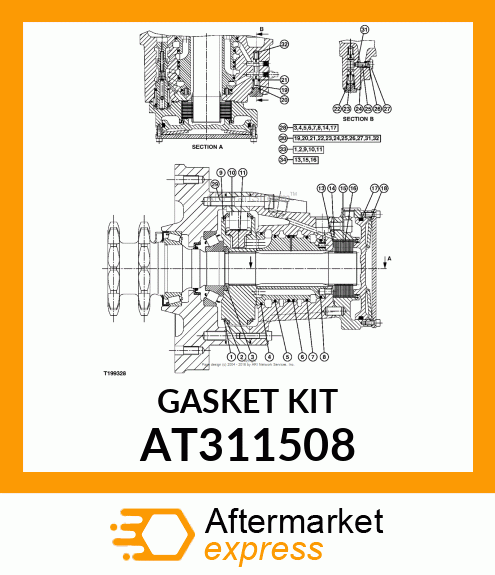 SEAL, KIT AT311508