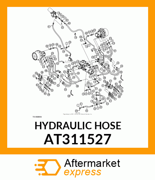 HYDRAULIC HOSE AT311527