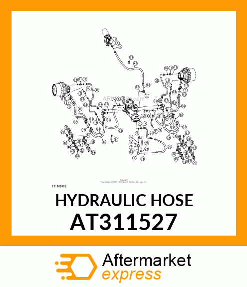 HYDRAULIC HOSE AT311527