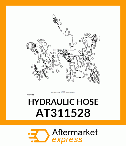 HYDRAULIC HOSE AT311528