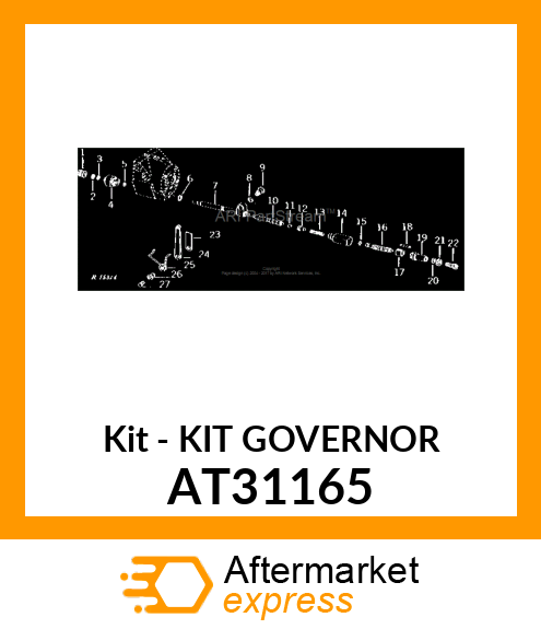 Kit - KIT GOVERNOR AT31165