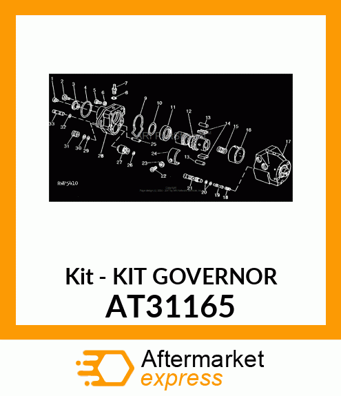 Kit - KIT GOVERNOR AT31165