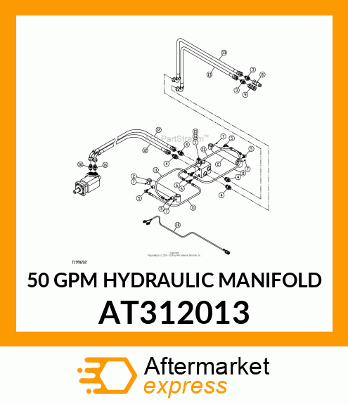 50 GPM HYDRAULIC MANIFOLD AT312013
