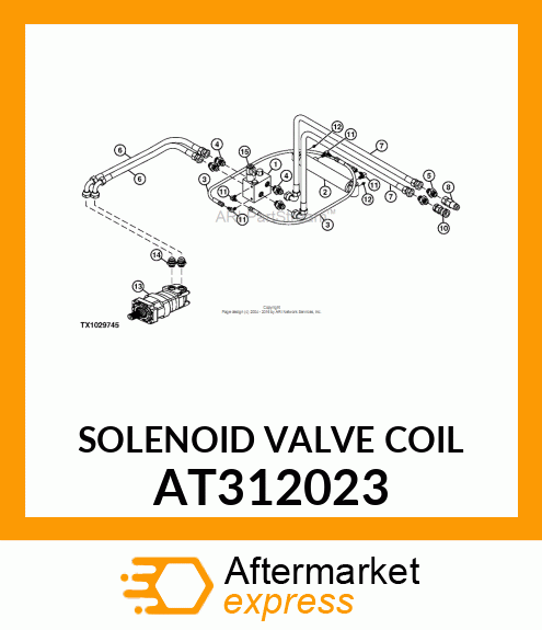SOLENOID VALVE COIL AT312023