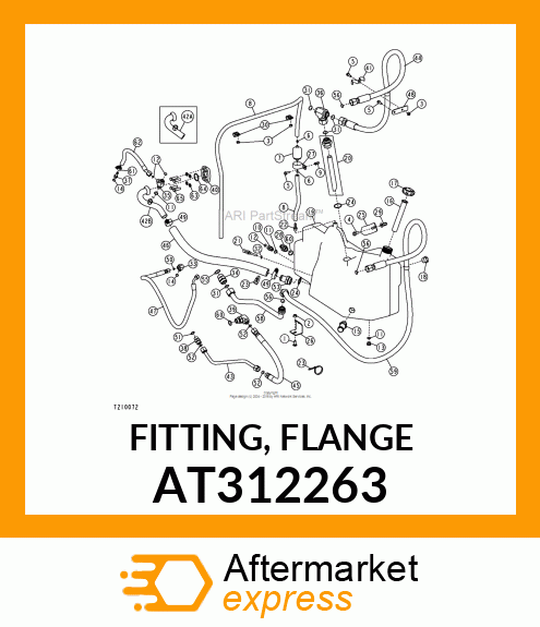 FITTING, FLANGE AT312263