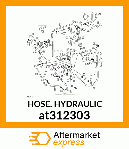 HOSE, HYDRAULIC at312303