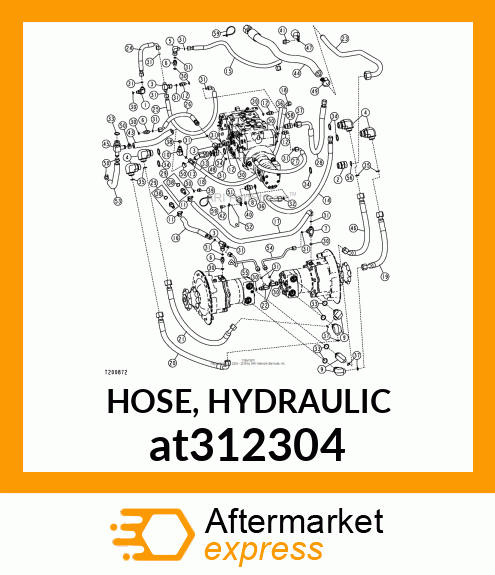 HOSE, HYDRAULIC at312304