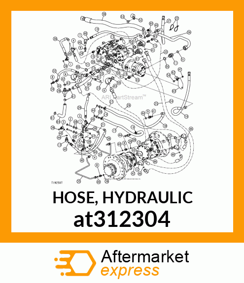 HOSE, HYDRAULIC at312304