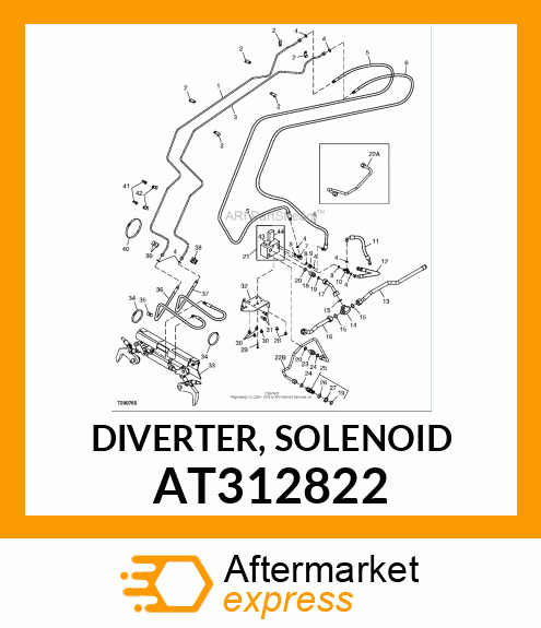 DIVERTER, SOLENOID AT312822