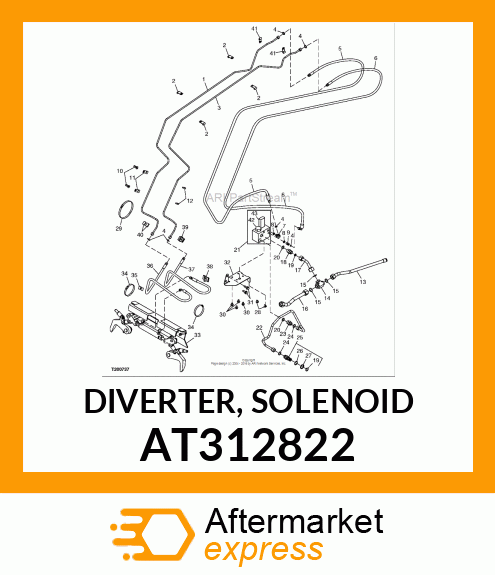 DIVERTER, SOLENOID AT312822