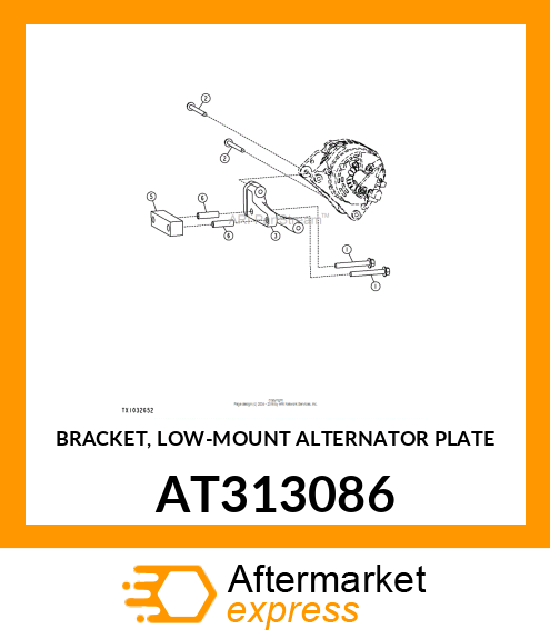 BRACKET, LOW AT313086