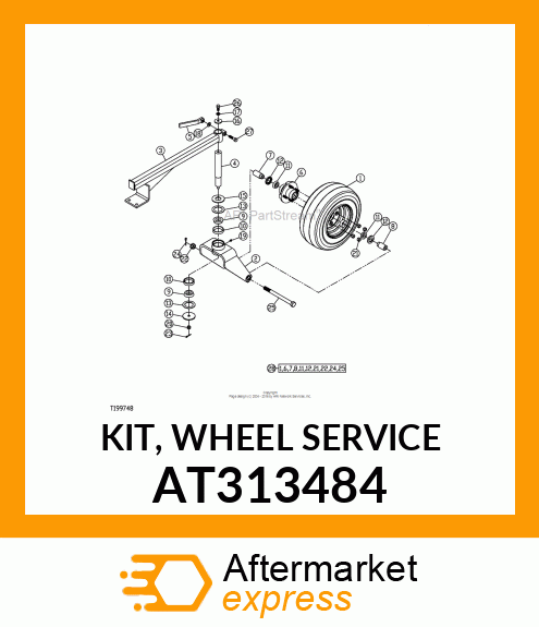 KIT, WHEEL SERVICE AT313484