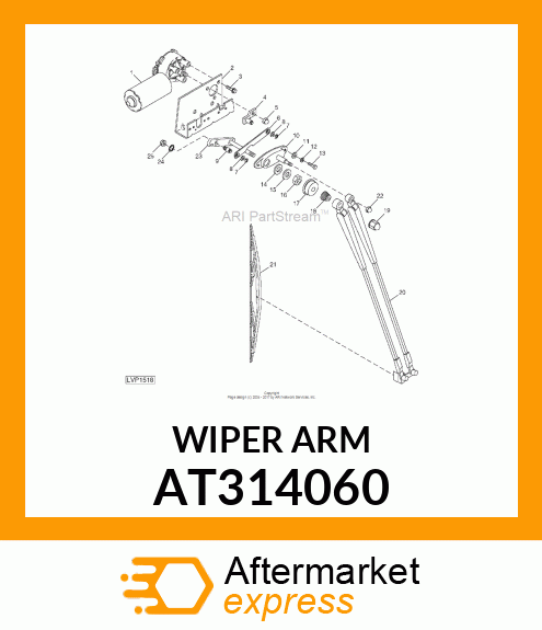 ARM WIPER MOTOR AT314060