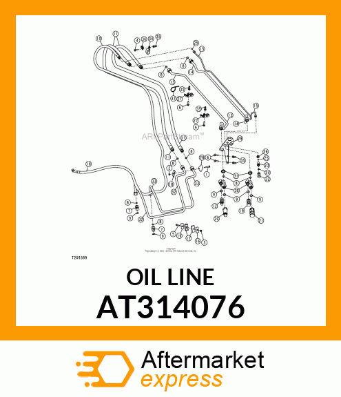 OIL LINE AT314076