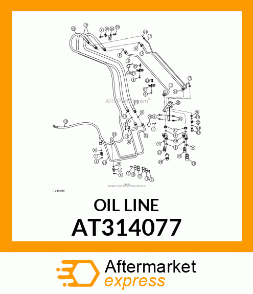 OIL LINE AT314077