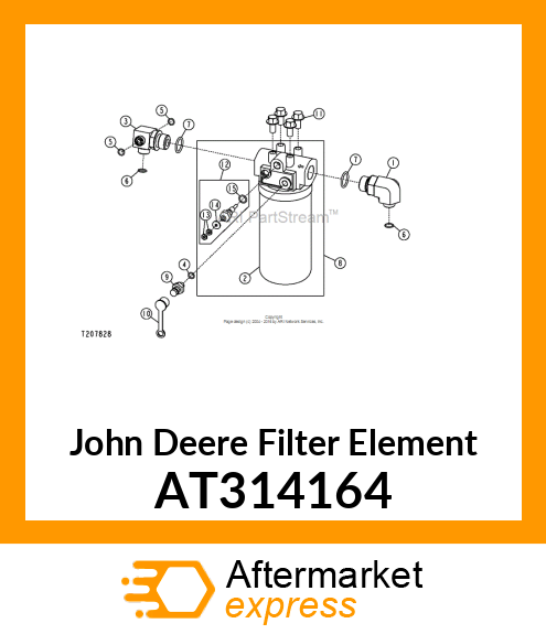 FILTER ELEMENT 3 MICRON AT314164