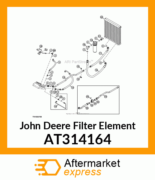 FILTER ELEMENT 3 MICRON AT314164