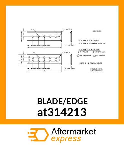 EDGE, CUTTING at314213