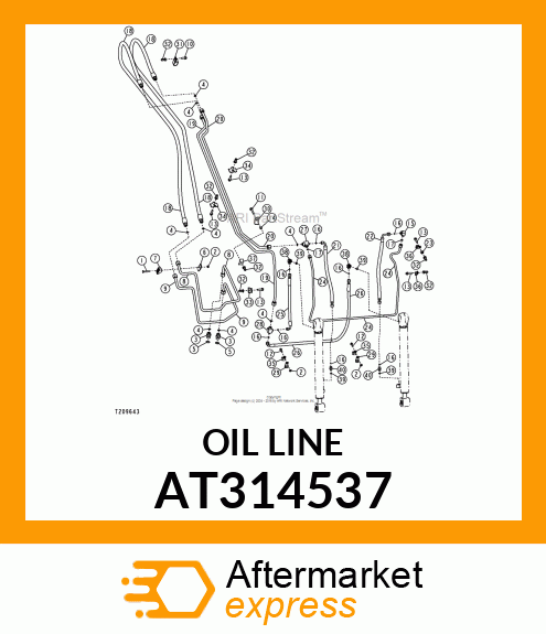 OIL LINE AT314537