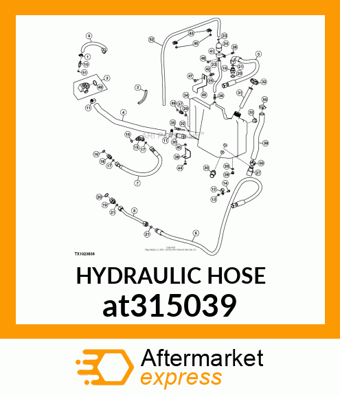 HYDRAULIC HOSE at315039