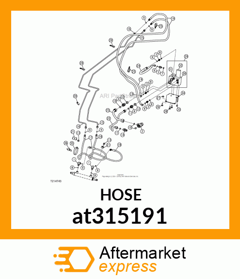 HYDRAULIC HOSE at315191