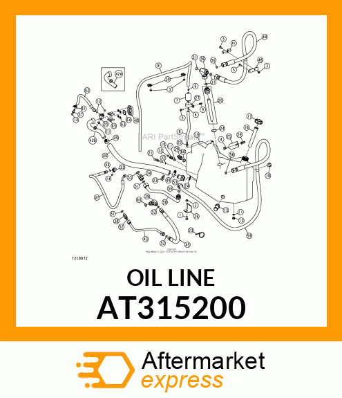 OIL LINE AT315200