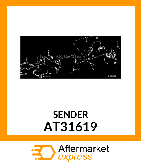 SENDER,FUEL GAUGE UNIT AT31619