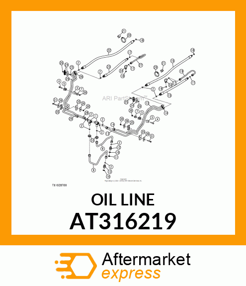 OIL LINE AT316219