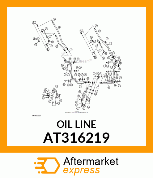 OIL LINE AT316219