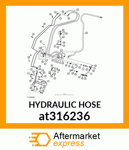 HYDRAULIC HOSE at316236