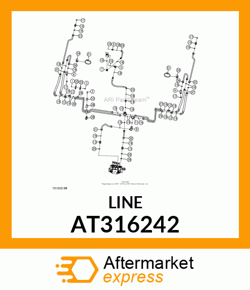 OIL LINE AT316242