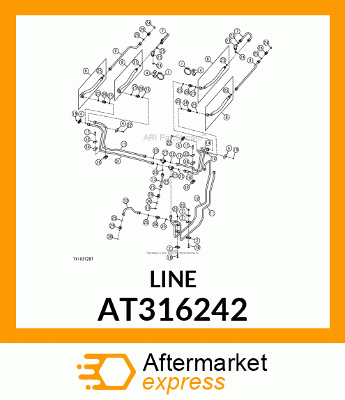 OIL LINE AT316242