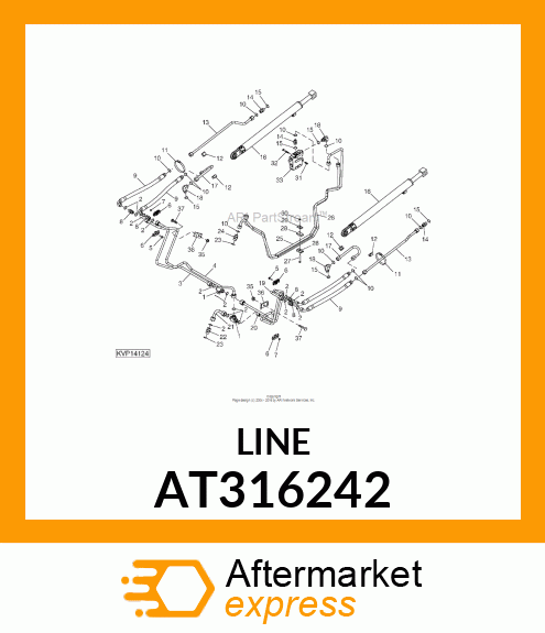 OIL LINE AT316242