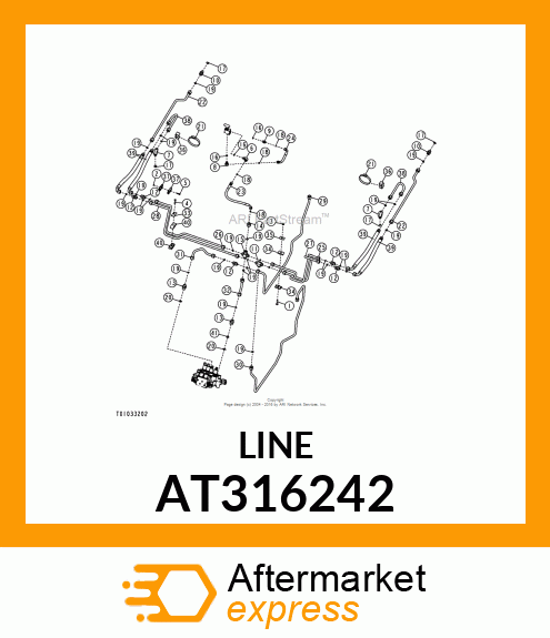 OIL LINE AT316242