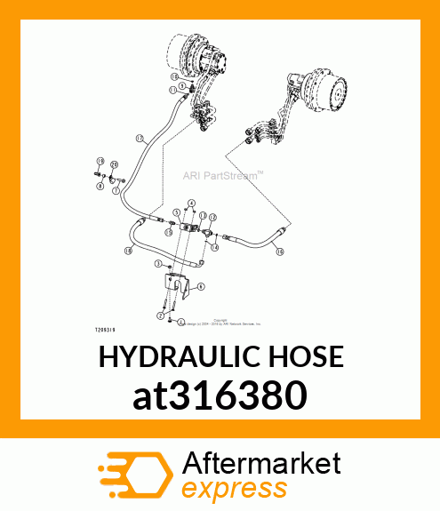 HYDRAULIC HOSE at316380