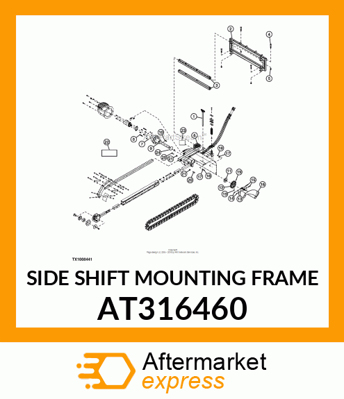 SIDE SHIFT MOUNTING FRAME AT316460