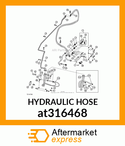 HYDRAULIC HOSE at316468