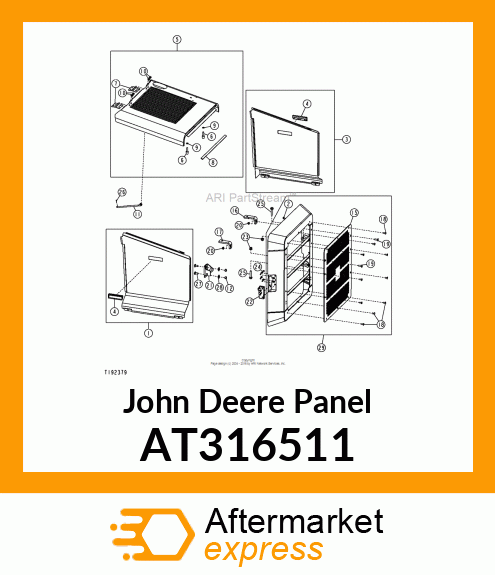 PANEL, ENCLOSURE AT316511