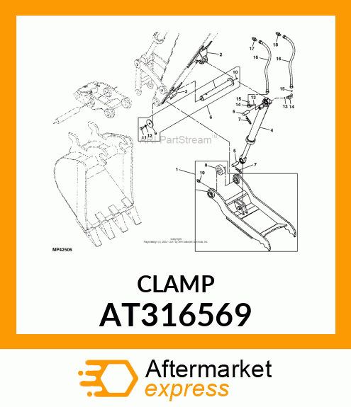 HYDRAULIC CLAMP AT316569