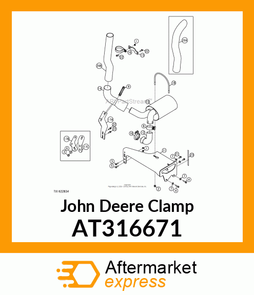 CLAMP, U AT316671