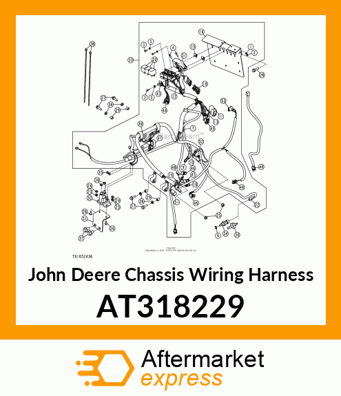 HARNESS, CHASSIS AT318229